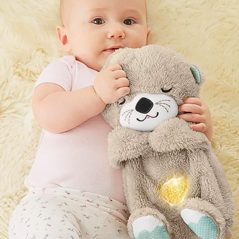 Peluche musicale qui respire au même rythme qu'un humain, avec lumière intégrée et musique pour apaiser les enfants + 11 explorations sensorielles