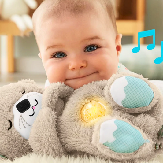 Peluche musicale qui respire au même rythme qu'un humain, avec lumière intégrée et musique pour apaiser les enfants + 11 explorations sensorielles