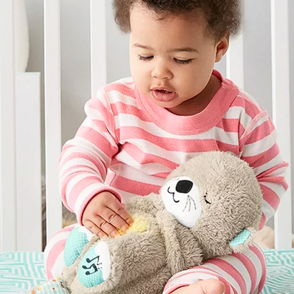 Peluche musicale qui respire au même rythme qu'un humain, avec lumière intégrée et musique pour apaiser les enfants + 11 explorations sensorielles