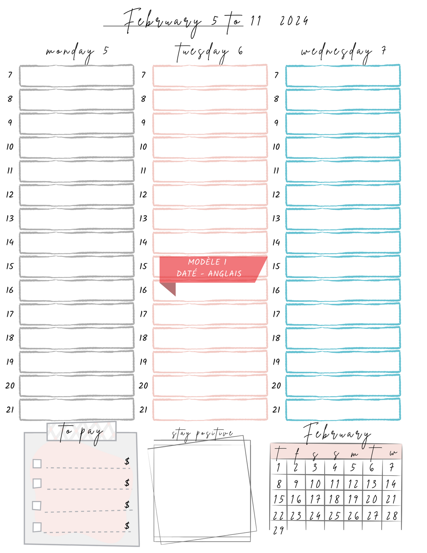 Agenda & budget #190