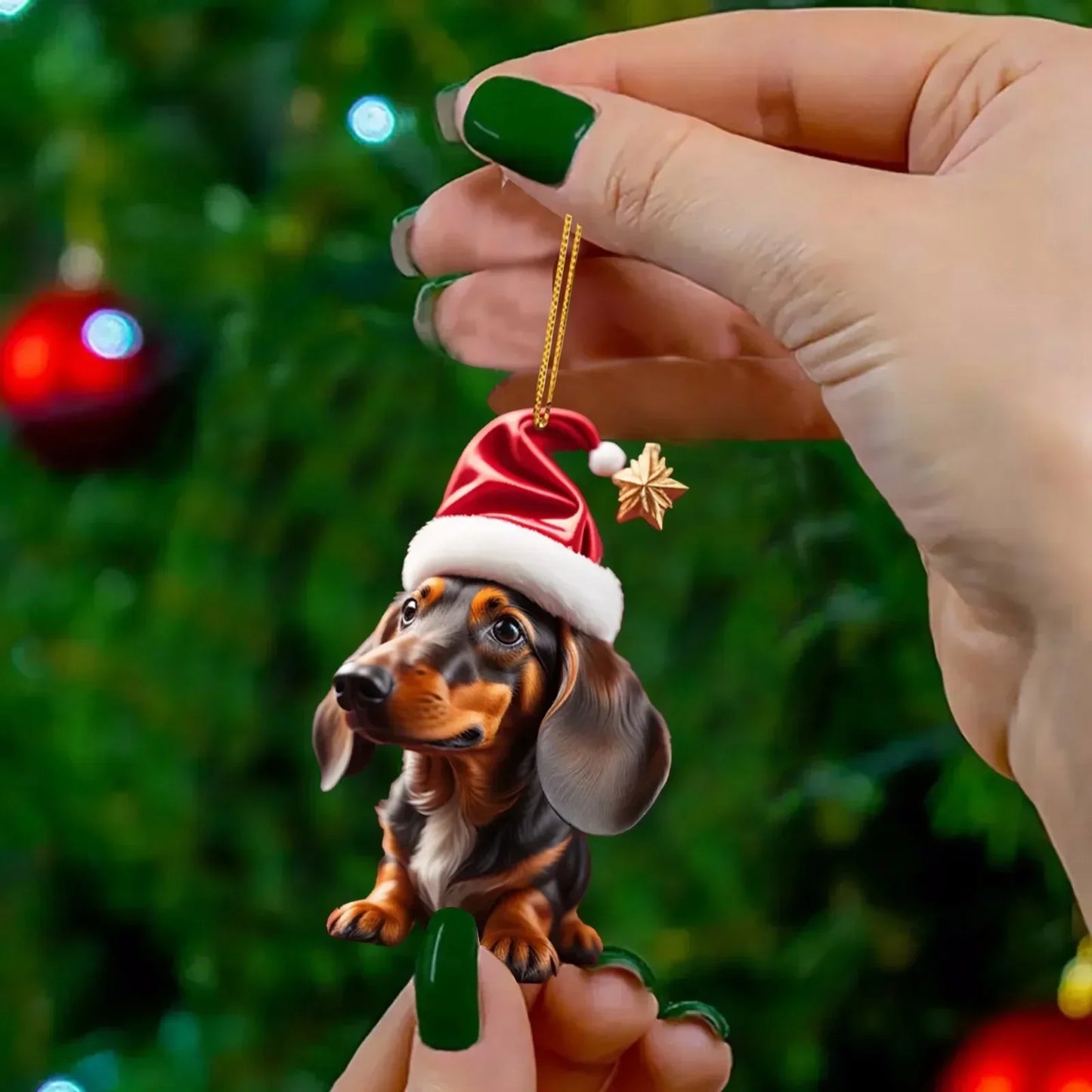 Décoration / pendentif - Pitou dans votre arbre de Noël ou dans votre voiture!