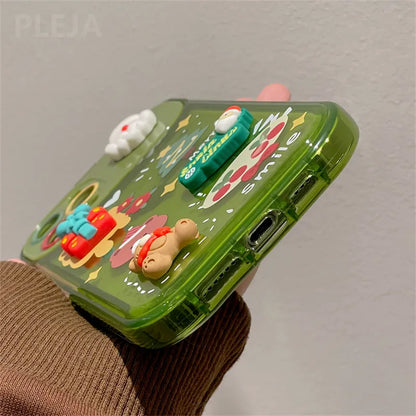 Coque pour cellulaire de Noël avec pendendifs