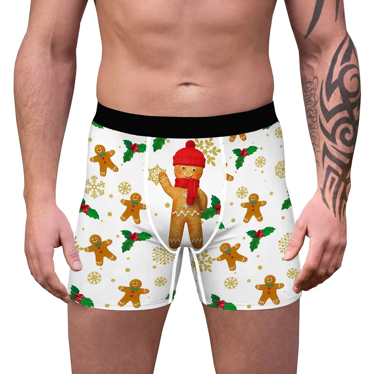 Boxer de Noël imprimé 3D, très doux pour la peau