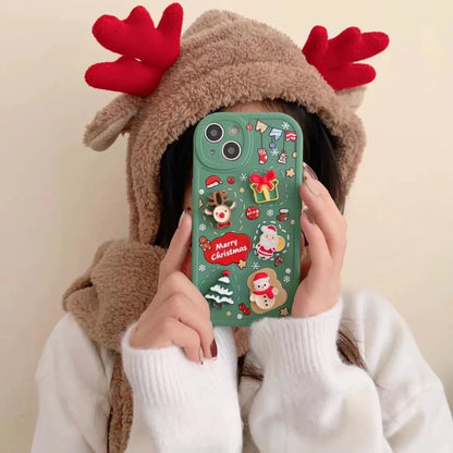 Coque de téléphone pour Noël en 3D pour iPhone