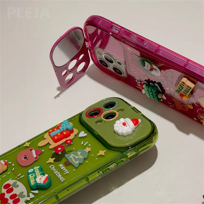 Coque pour cellulaire de Noël avec pendendifs