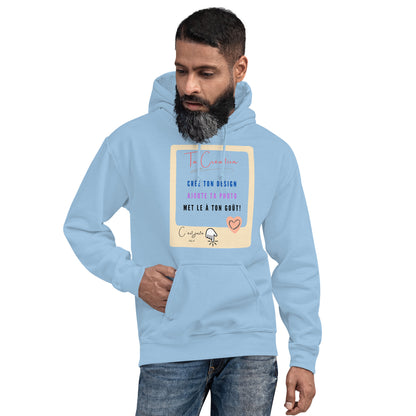 Sweat à capuche - CRÉE ton propre design