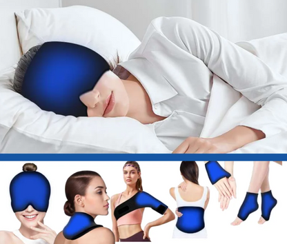 Masque en gel de qualité médicale pour une thérapie par le chaud ou le froid