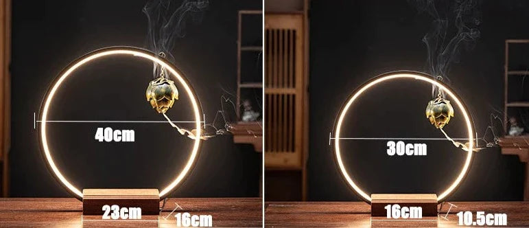 Magnifique diffuseur d'encens en bois